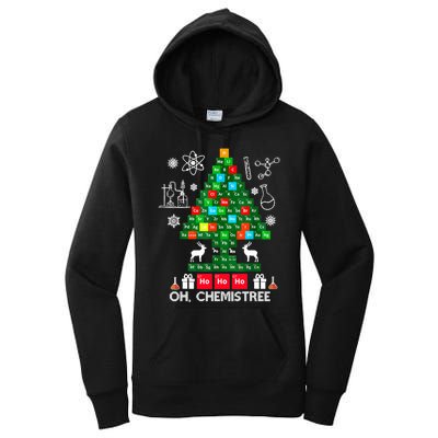 Science Christmas Shirt Oh Chemist Tree Chemistree Women's Pullover Hoodie