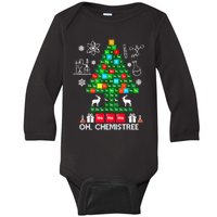 Science Christmas Shirt Oh Chemist Tree Chemistree Baby Long Sleeve Bodysuit