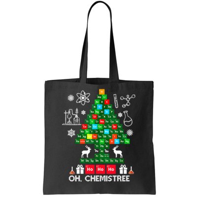 Science Christmas Shirt Oh Chemist Tree Chemistree Tote Bag