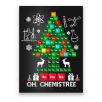 Science Christmas Shirt Oh Chemist Tree Chemistree Poster