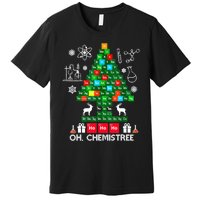 Science Christmas Shirt Oh Chemist Tree Chemistree Premium T-Shirt