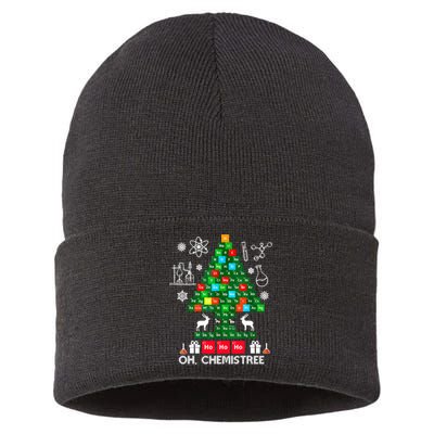 Science Christmas Shirt Oh Chemist Tree Chemistree Sustainable Knit Beanie