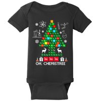 Science Christmas Shirt Oh Chemist Tree Chemistree Baby Bodysuit