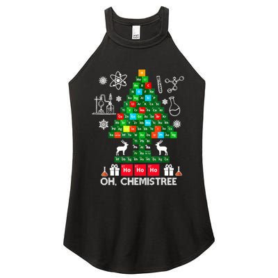 Science Christmas Shirt Oh Chemist Tree Chemistree Women's Perfect Tri Rocker Tank