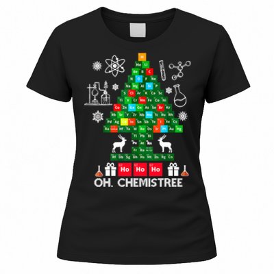 Science Christmas Shirt Oh Chemist Tree Chemistree Women's T-Shirt