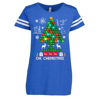 Science Christmas Shirt Oh Chemist Tree Chemistree Enza Ladies Jersey Football T-Shirt