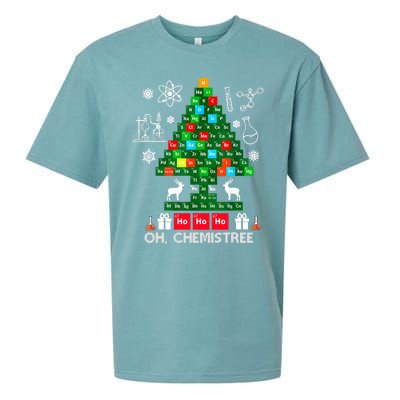 Science Christmas Shirt Oh Chemist Tree Chemistree Sueded Cloud Jersey T-Shirt