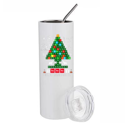 Science Christmas Shirt Oh Chemist Tree Chemistree Stainless Steel Tumbler