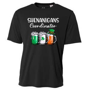 Shenanigans Coordinator St Patricks Day Green Gnomes Lovers Cooling Performance Crew T-Shirt