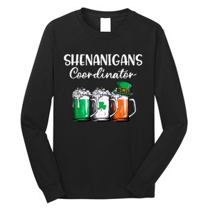 Shenanigans Coordinator St Patricks Day Green Gnomes Lovers Long Sleeve Shirt