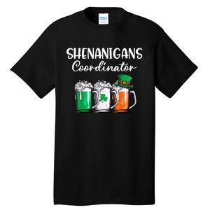 Shenanigans Coordinator St Patricks Day Green Gnomes Lovers Tall T-Shirt