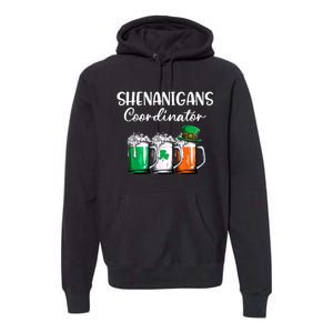 Shenanigans Coordinator St Patricks Day Green Gnomes Lovers Premium Hoodie