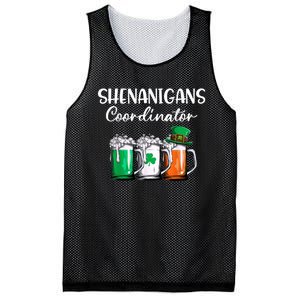 Shenanigans Coordinator St Patricks Day Green Gnomes Lovers Mesh Reversible Basketball Jersey Tank