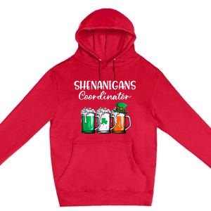 Shenanigans Coordinator St Patricks Day Green Gnomes Lovers Premium Pullover Hoodie