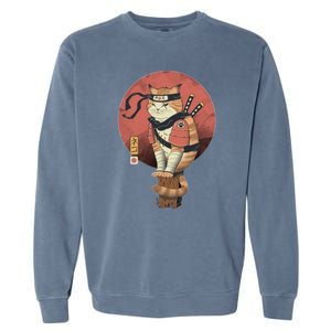 Shinobi Cat Garment-Dyed Sweatshirt