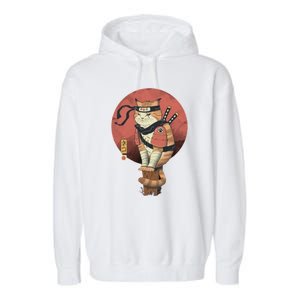 Shinobi Cat Garment-Dyed Fleece Hoodie