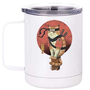 Shinobi Cat 12 oz Stainless Steel Tumbler Cup