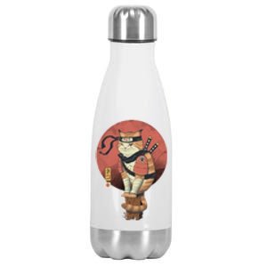 Shinobi Cat Stainless Steel Insulated Water Bottle