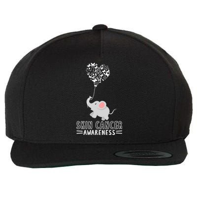 Skin Cancer Skin Cancer Awareness Melanoma Cute Gift Wool Snapback Cap