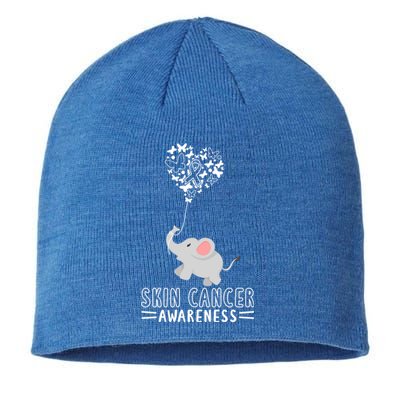 Skin Cancer Skin Cancer Awareness Melanoma Cute Gift Sustainable Beanie