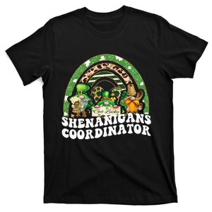 Shenanigans Coordinator St Patricks Day Gnomes Green Proud T-Shirt