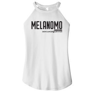 Skin Cancer Survivor Melanoma Awareness Women’s Perfect Tri Rocker Tank