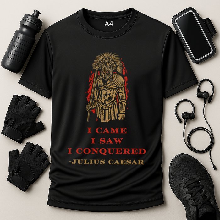 Stoicism Came Saw Conquered Julius Caesar Stoic Cooling Performance Crew T-Shirt