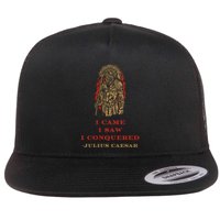 Stoicism Came Saw Conquered Julius Caesar Stoic Flat Bill Trucker Hat