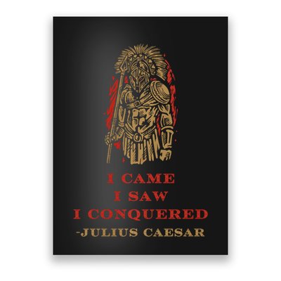 Stoicism Came Saw Conquered Julius Caesar Stoic Poster