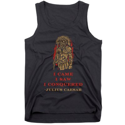 Stoicism Came Saw Conquered Julius Caesar Stoic Tank Top