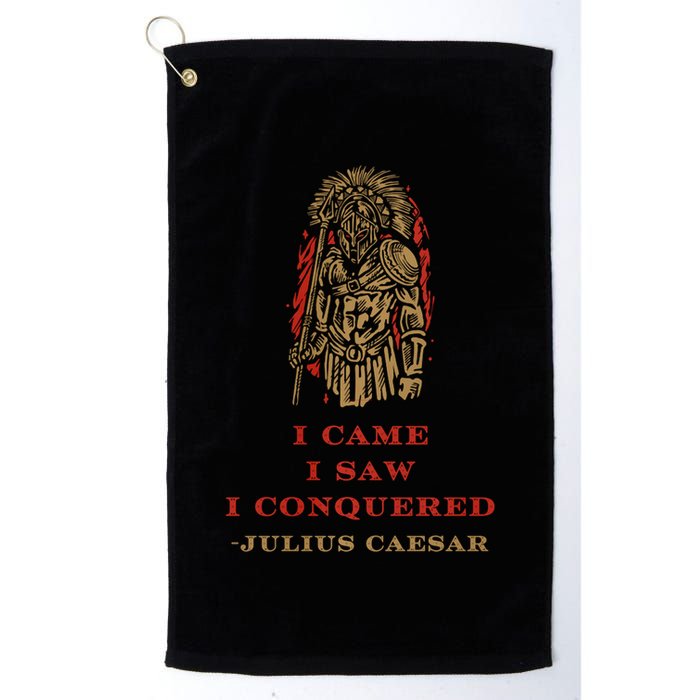 Stoicism Came Saw Conquered Julius Caesar Stoic Golf Towel
