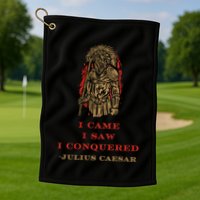 Stoicism Came Saw Conquered Julius Caesar Stoic Golf Towel