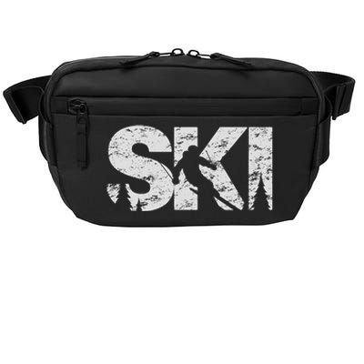 Ski Cool Skiing Freeski Style Alpine Skier Gift Crossbody Pack