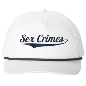 Sex Crimes Snapback Five-Panel Rope Hat