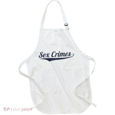 Sex Crimes Full-Length Apron With Pockets