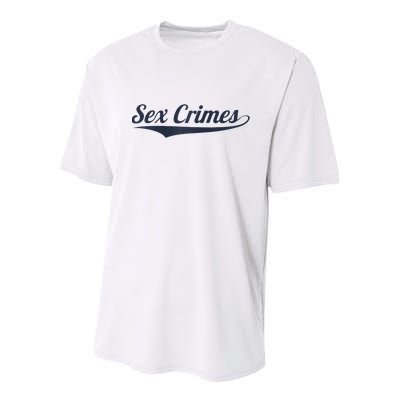 Sex Crimes Youth Performance Sprint T-Shirt