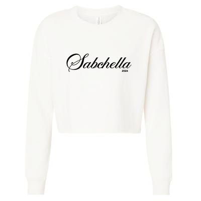 Sarah Carpenter Sabchella 2024 Cropped Pullover Crew