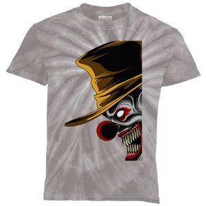 Scary Clown Kids Tie-Dye T-Shirt