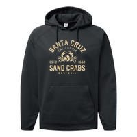 Santa Cruz Sand Crabs California Baseball Performance Fleece Hoodie