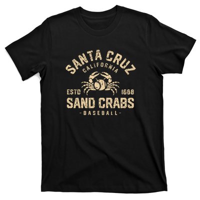 Santa Cruz Sand Crabs California Baseball T-Shirt