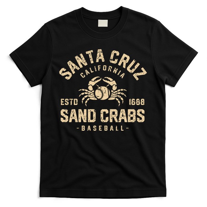 Santa Cruz Sand Crabs California Baseball T-Shirt