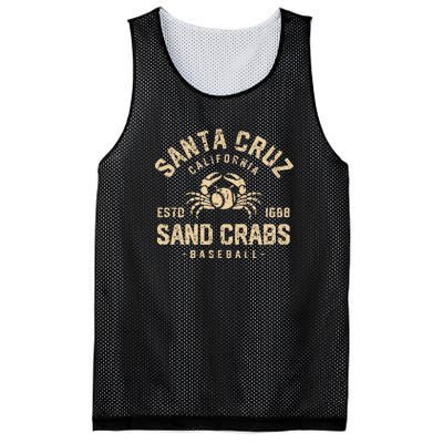 Santa Cruz Sand Crabs California Baseball Mesh Reversible Basketball Jersey Tank