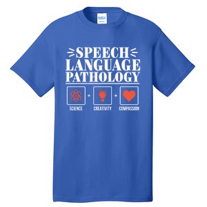 Science Cute Speech Language Pathology Slp Therapist Gift Tall T-Shirt