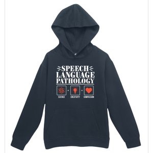 Science Cute Speech Language Pathology Slp Therapist Gift Urban Pullover Hoodie