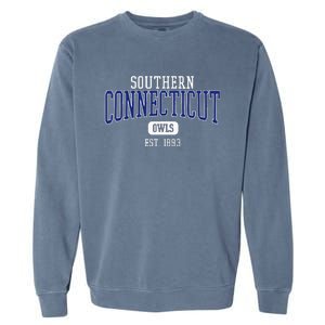 S.O.U.T.H.E.R.N C.O.N.N.E.C.T.I.C.U.T State Est. Date Garment-Dyed Sweatshirt