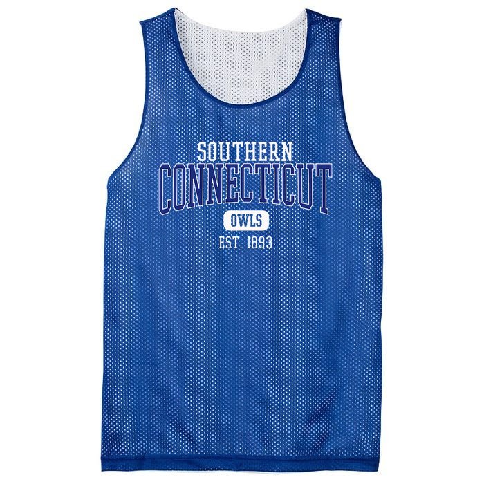 S.O.U.T.H.E.R.N C.O.N.N.E.C.T.I.C.U.T State Est. Date Mesh Reversible Basketball Jersey Tank