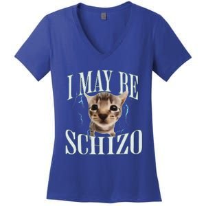 Silly Cat Women's V-Neck T-Shirt