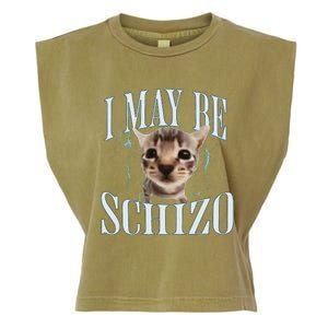 Silly Cat Garment-Dyed Women's Muscle Tee