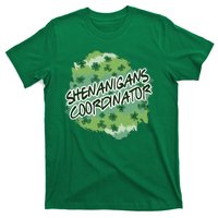 Shenanigans Coordinator St Patricks Day Clovers And Shamrocks T-Shirt