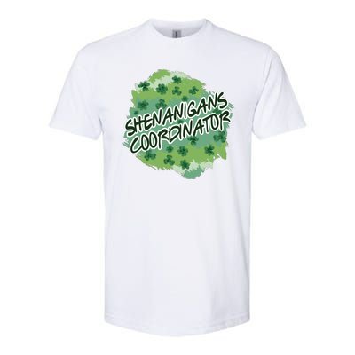 Shenanigans Coordinator St Patricks Day Clovers And Shamrocks Softstyle CVC T-Shirt